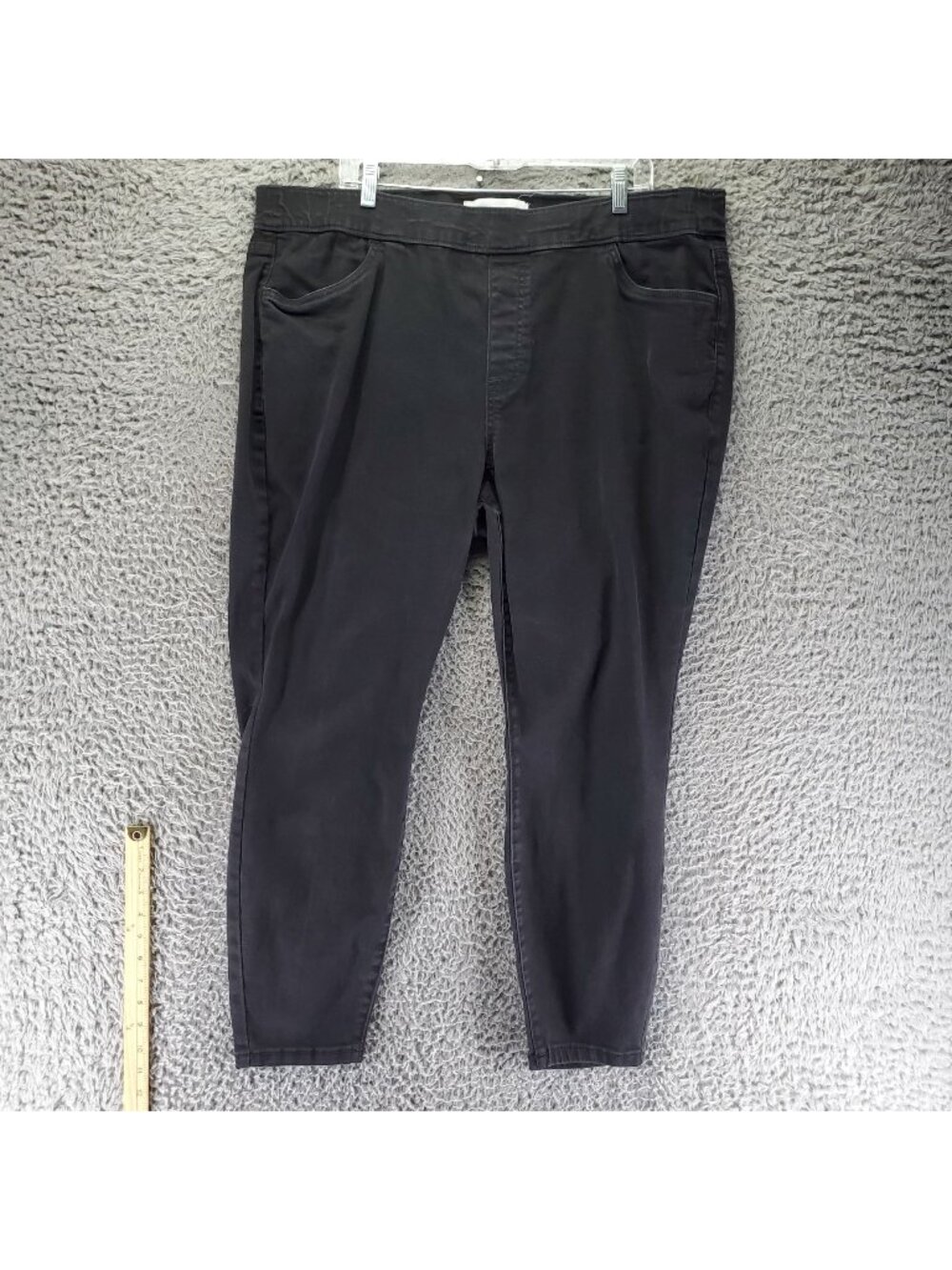 Sonoma Jeans Womens 20W Black Stretch Denim Skinny